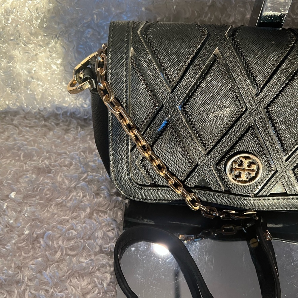 Tory Burch Patchwork Robinson Chain Shoulder Bag - image 3